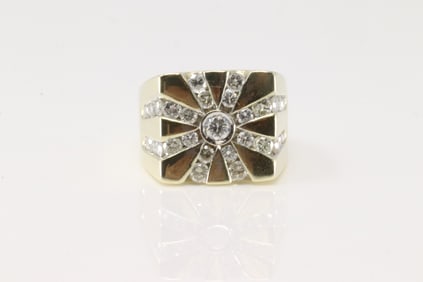 Men's Diamond Ring 14Kt.