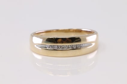 Wedding Diamond Ring 14Kt.