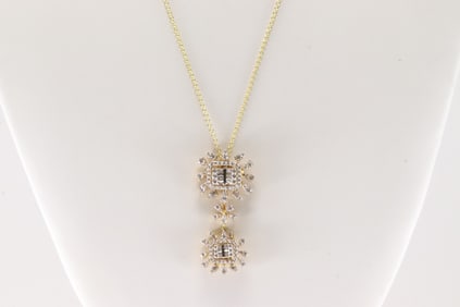 Diamond Pendant / Necklace 22Kt.