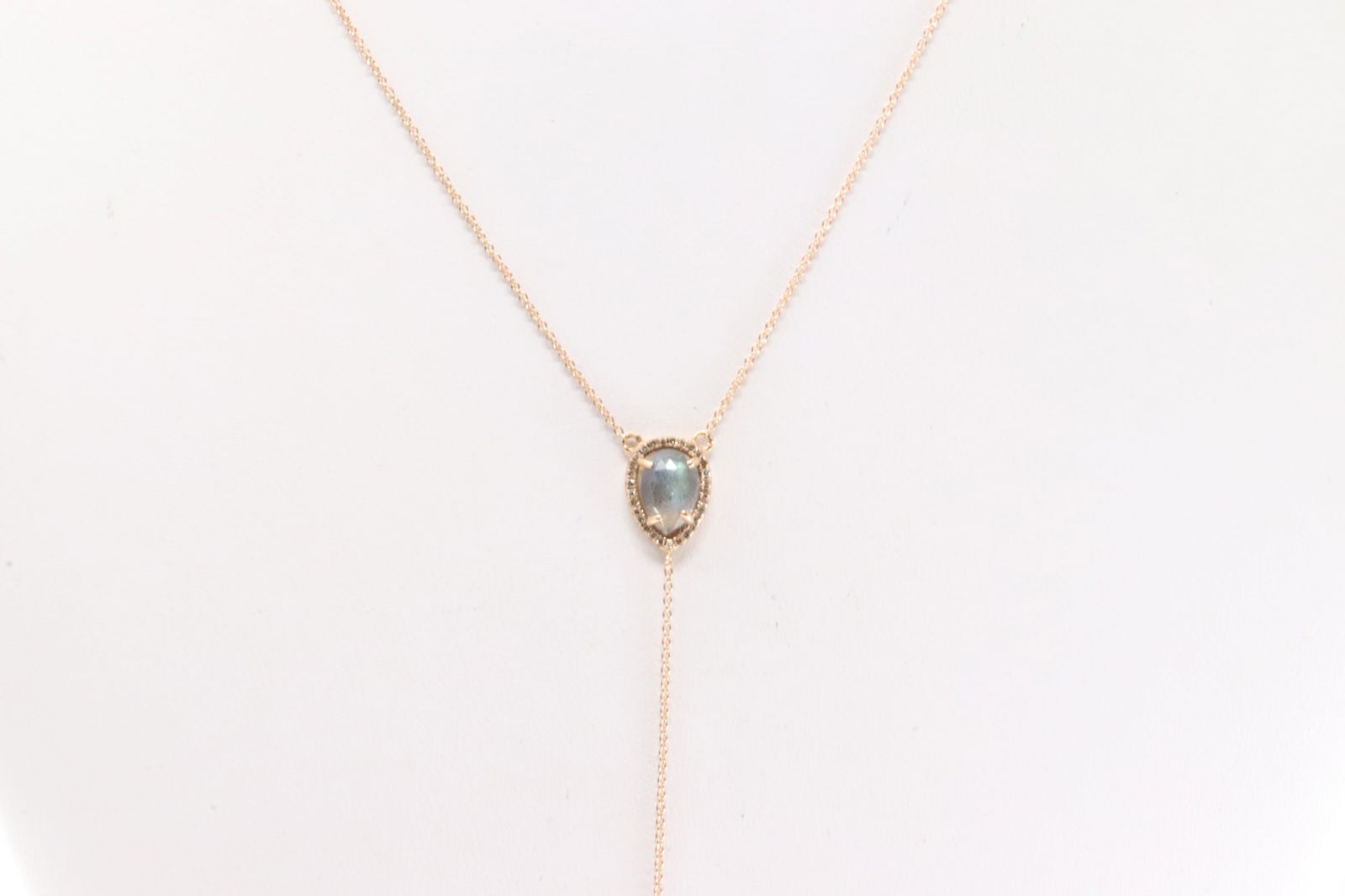 Topaz & Diamond Necklace 14Kt. (1 of 4)