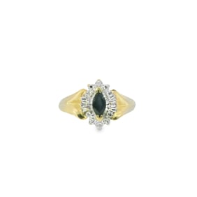 Sapphire & Diamond Ring 10Kt.