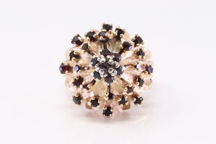 Vintage Garnet Ring 14Kt.