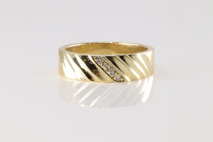 Wedding Diamond Ring 14Kt.