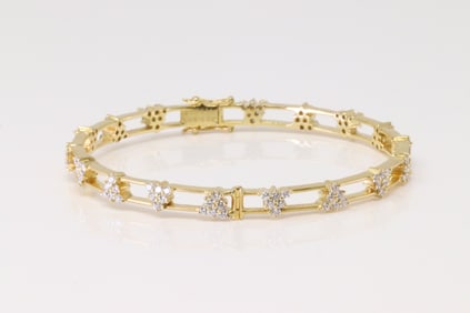 Bangle Diamond Bracelet 18Kt.