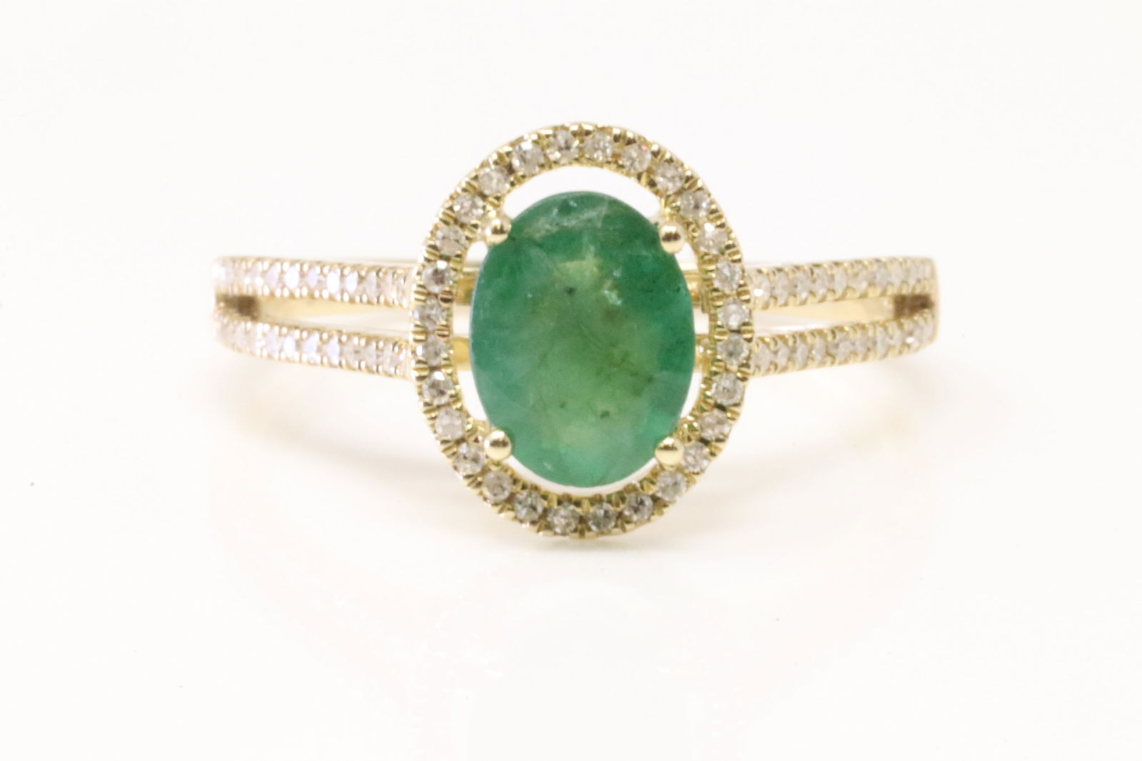 Emerald & Diamond Ring 10Kt. (1 of 4)