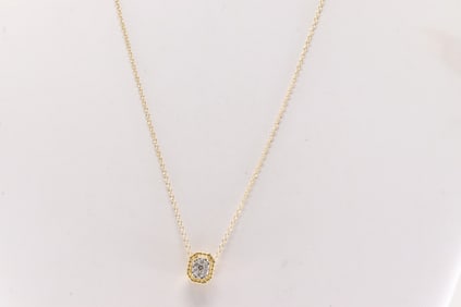 Diamond Pendant / Necklace 10Kt.
