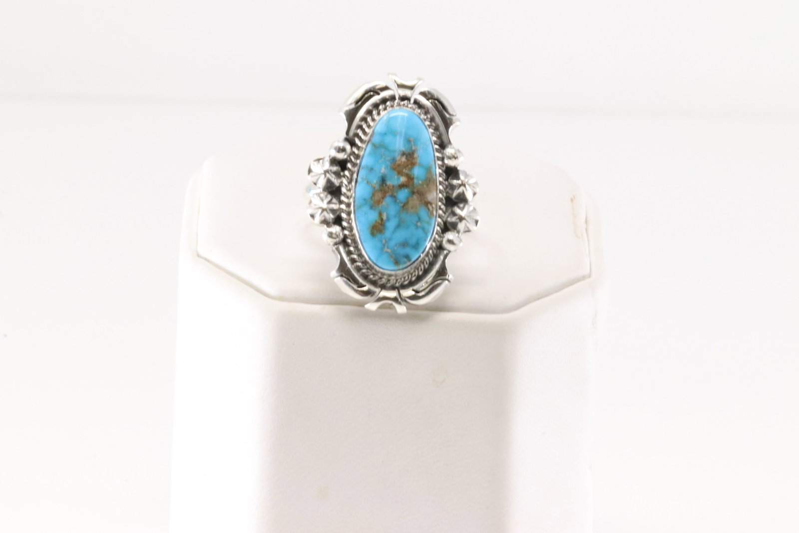 Native America Navajo Sterling Silver Turquoise Ring By Daniel Benally. (1 of 4)