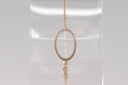 Diamond Blacelet Link 14kt.
