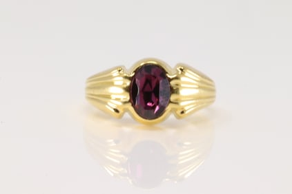 Amethyst Ring 21k