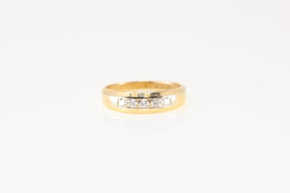 Diamond Wedding  Ring 14Kt.