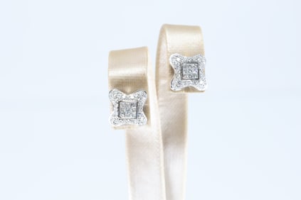 Diamond Stud Earring 14Kt.
