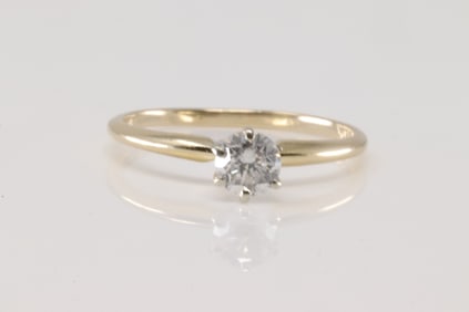 Engagement Diamond Ring 14Kt.