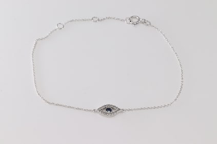Sapphire & Diamond Bracelet 14kt.