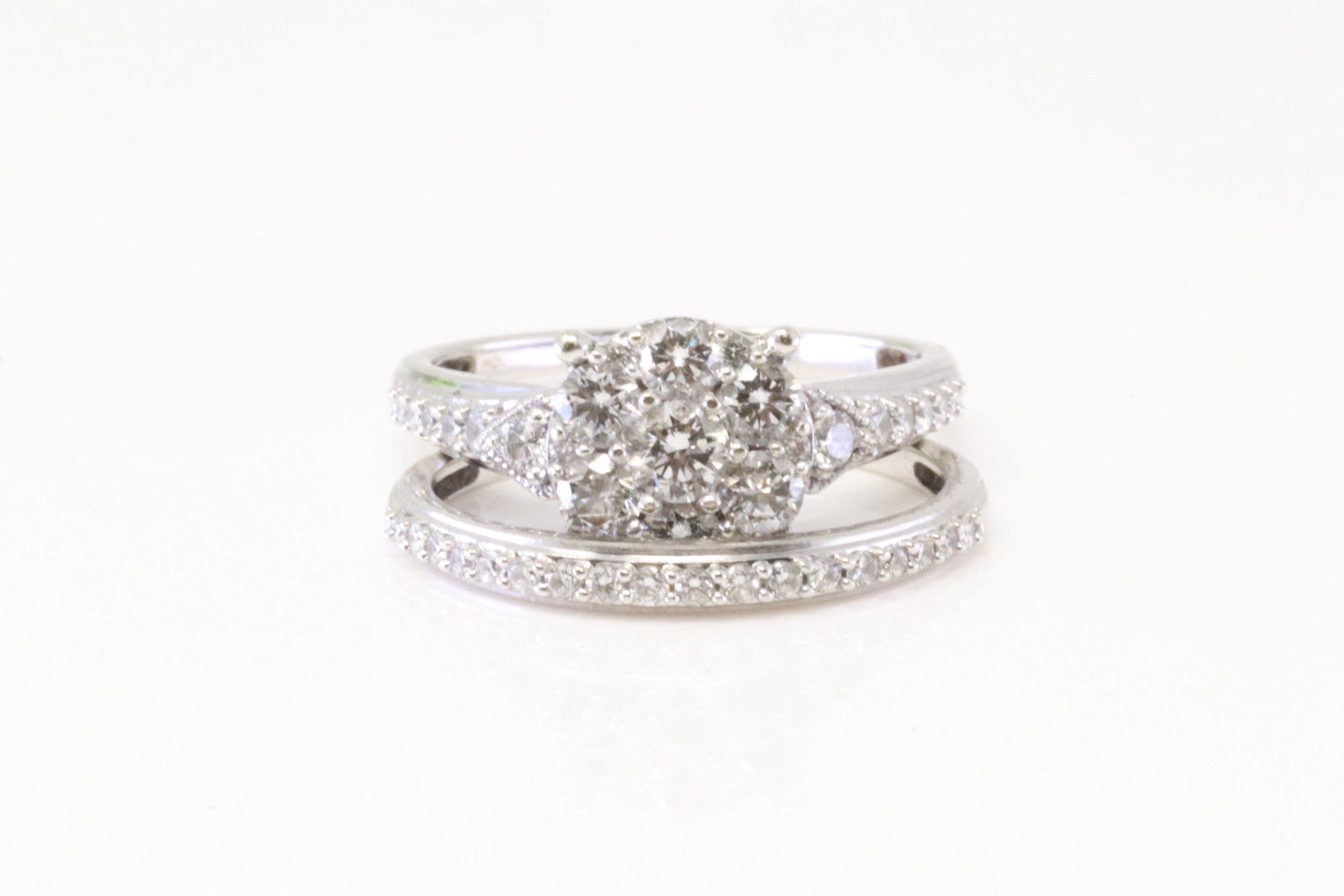 Diamond Engagement / Wedding Set Ring 14Kt. (1 of 4)