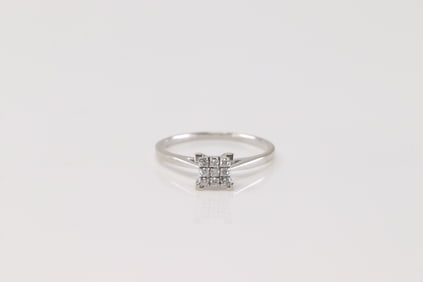 Engagement Diamond Ring 10Kt.