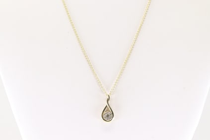 Diamond Pendant / Necklace 10Kt.