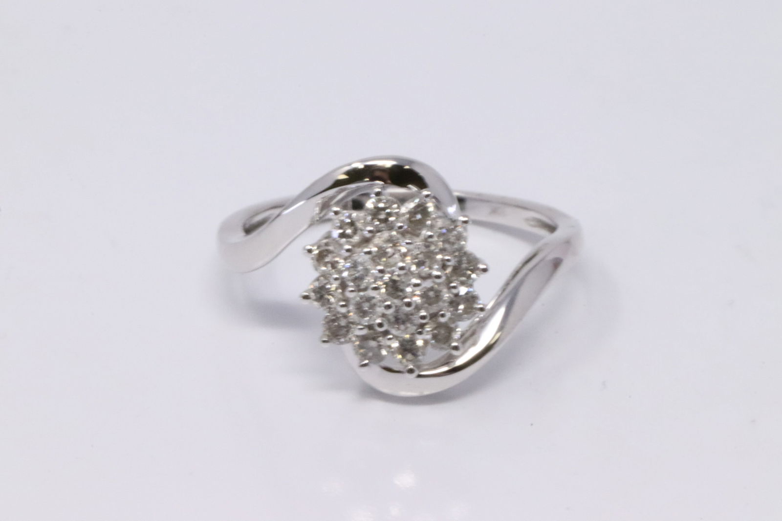 White Gold Diamond Ring. (1 of 4)