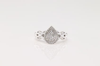 Engagement Diamond Ring 10Kt.