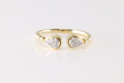 Diamond Open Ring 14Kt.