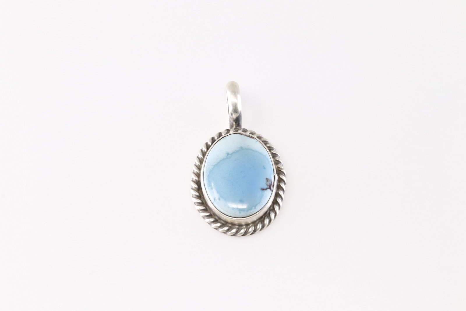 Native American Navajo Sterling Silver Golden Hill Turquoise Pendant By Johnny Dixon.: This is a Native American Navajo Sterling Silver Golden Hill Turquoise Pendant By Johnny Dixon.
