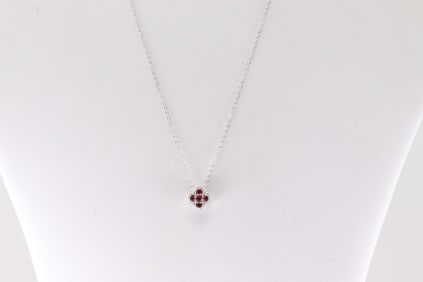 Ruby Pendant & Necklace 14Kt.