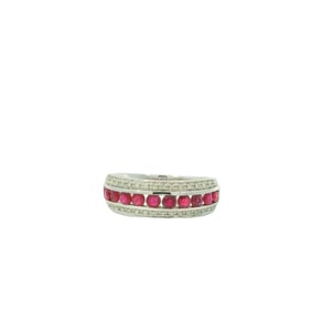 Ruby & Diamond Ring 10Kt.