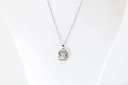 Diamond Pendant & Necklace 14Kt.