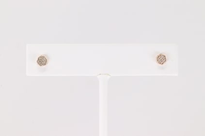 Diamond Stud Earring 14Kt.