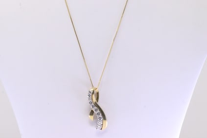 14Kt Diamond Pendant (1.00ctw)