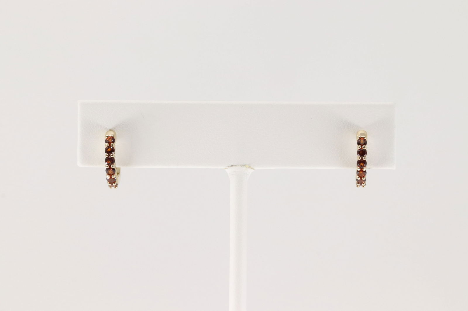 Garnet Hoop Earring 10Kt. (1 of 3)