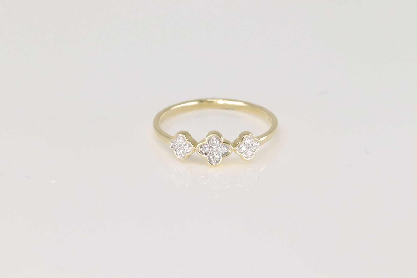 Diamond Flower Ring 14Kt. (1 of 4)