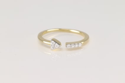 Diamond Open Ring 10Kt.