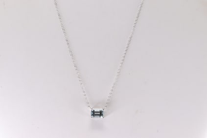 Aquamarine Necklace 14Kt.