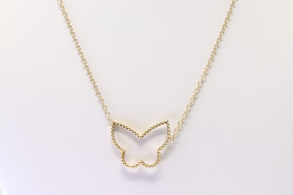 Butterfly Pendant / Necklace 18Kt.