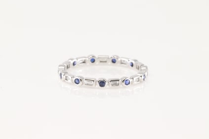 Sapphire & Diamond Ring 14Kt.