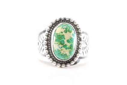 Native America Navajo Sterling Silver Sonora Ring By Samuel Yellowhair.