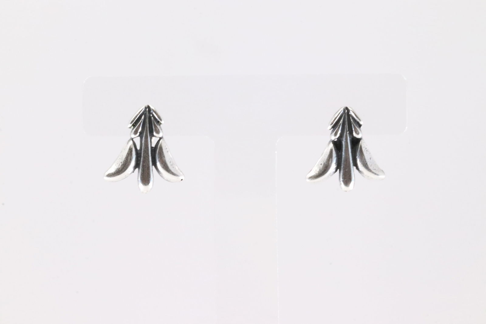Native America Navajo Sterling Silver Solid Post Earring's By Rita Largo. (1 of 4)