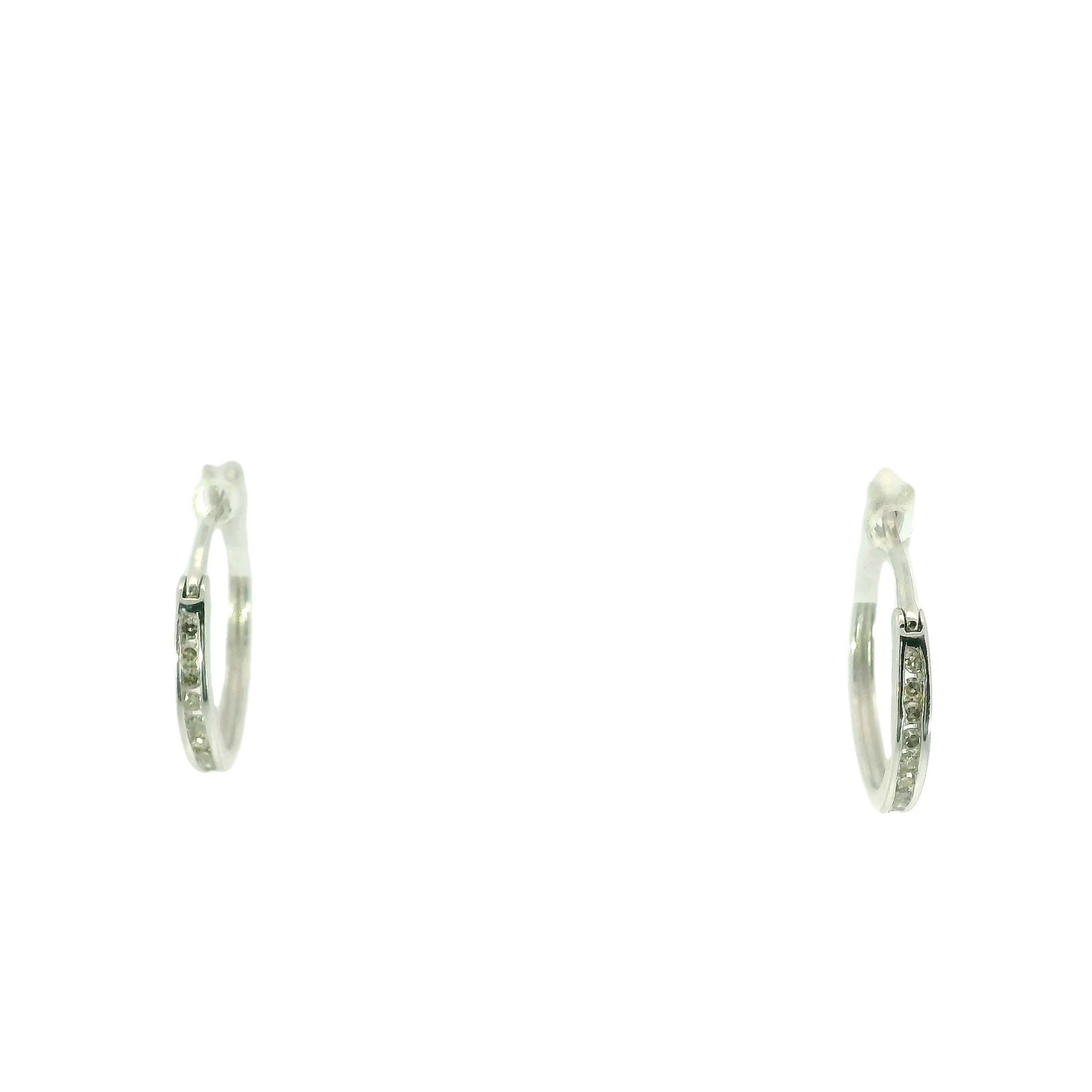 Diamond Hoop Earring 10Kt. (1 of 4)