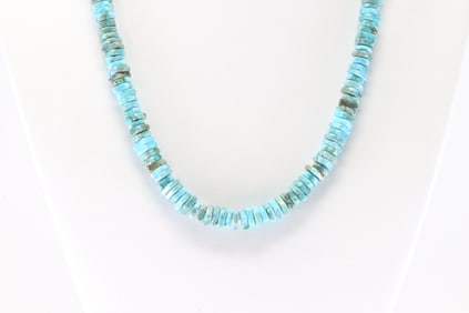 America Sterling Silver Turquoise Necklace.