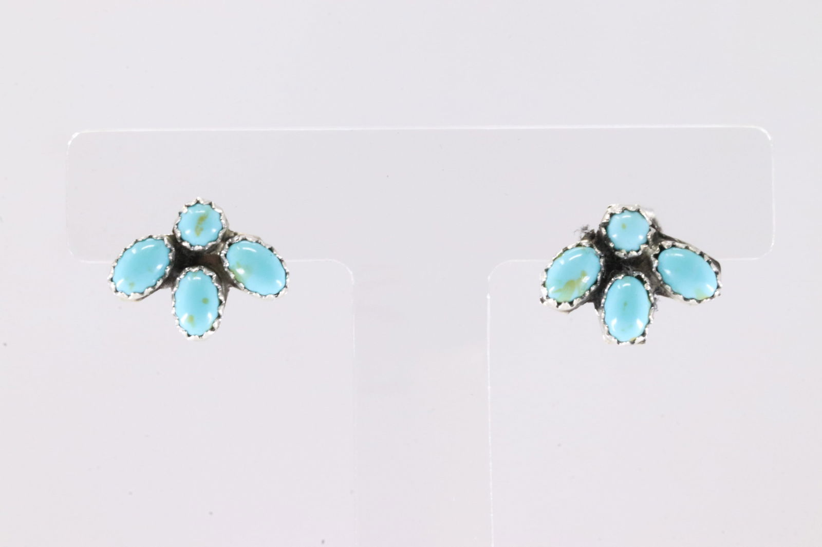America Sterling Silver Turquoise Post Earring's.: This is a America Sterling Silver Turquoise Post Earring's.