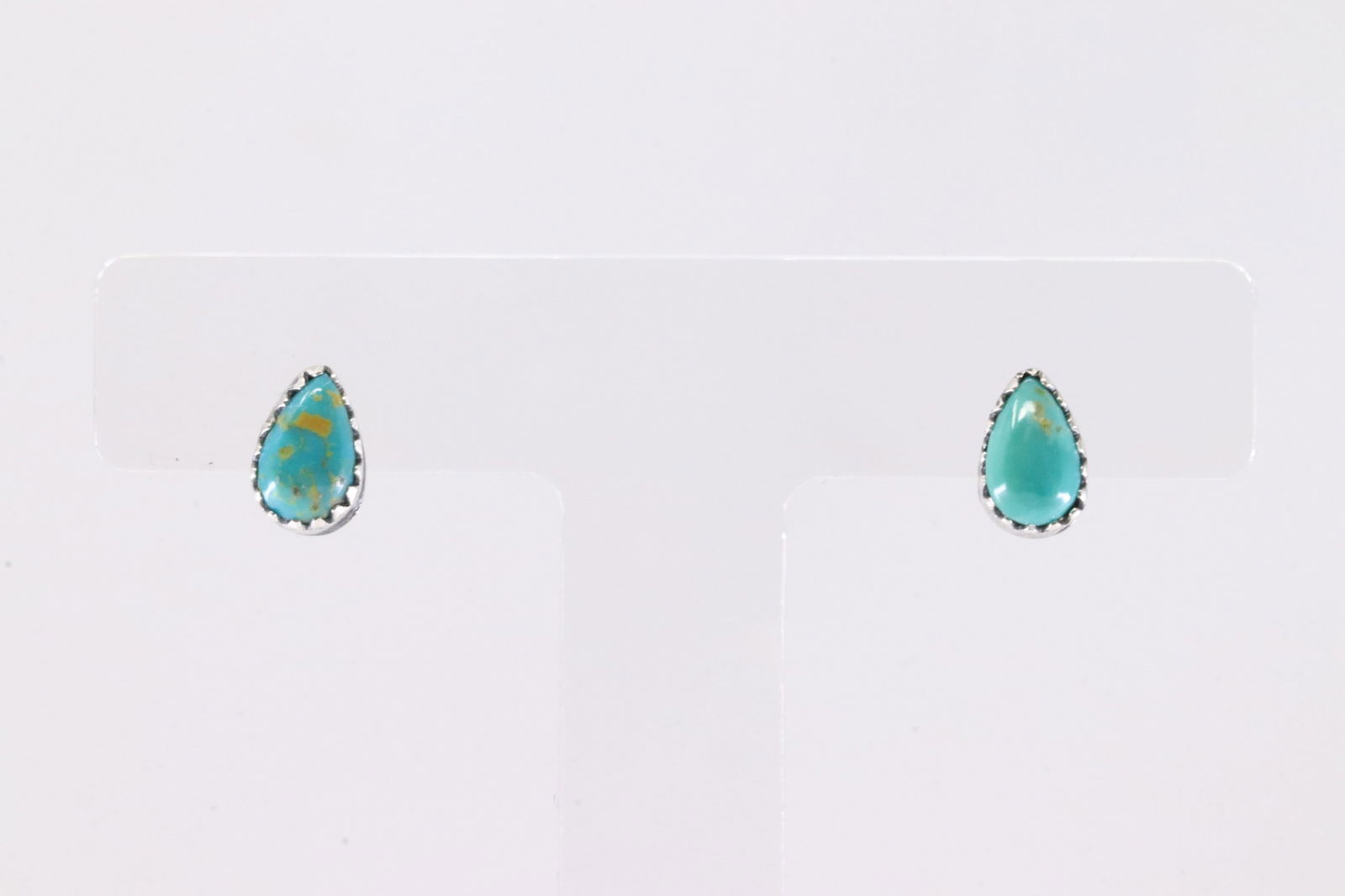 America Sterling Silver Turquoise Post Earring's.: This is a America Sterling Silver Turquoise Post Earring's.