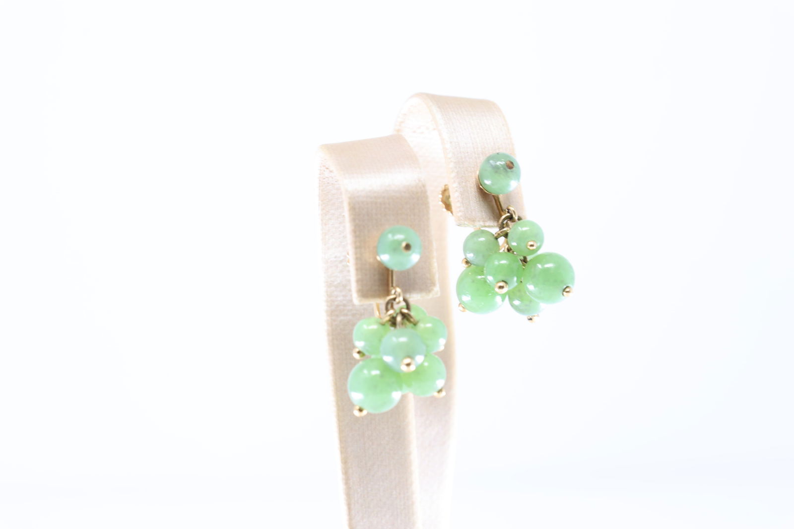 Jade Stud Earring 14Kt. - 2