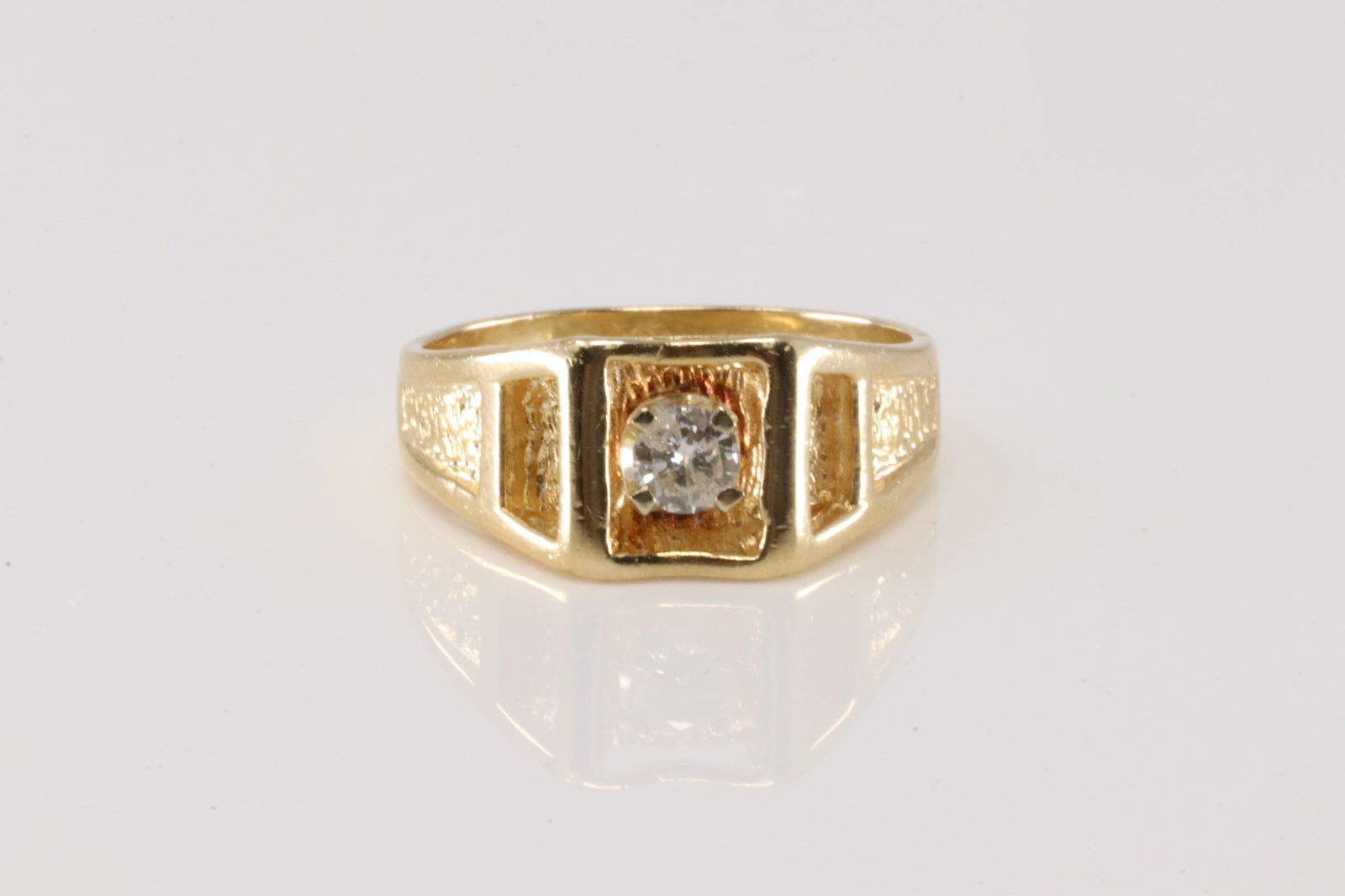 Men's Diamond Ring 14Kt. (1 of 4)