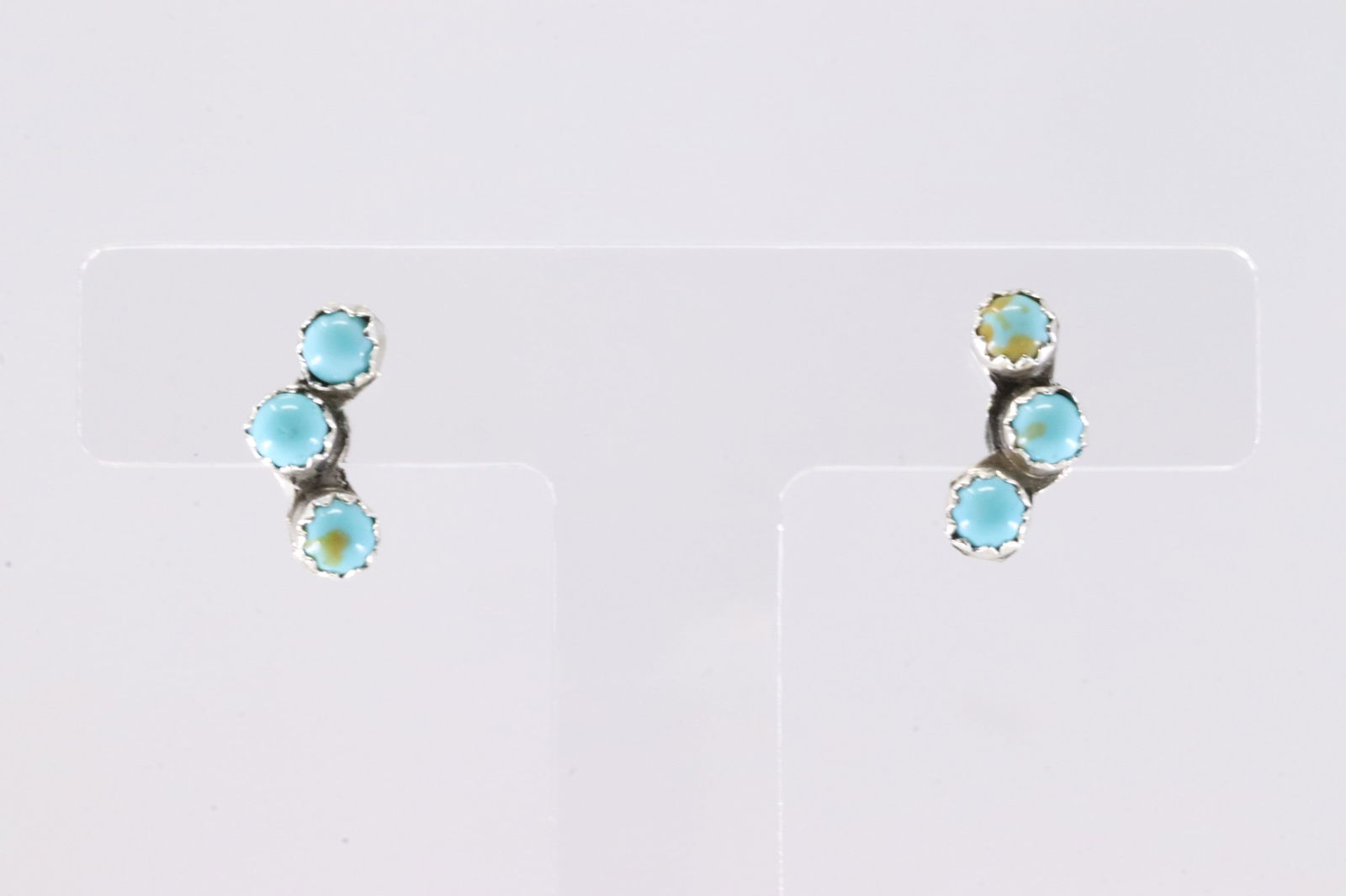 America Sterling Silver Turquoise Post Earring's.: This is a America Sterling Silver Turquoise Post Earring's.