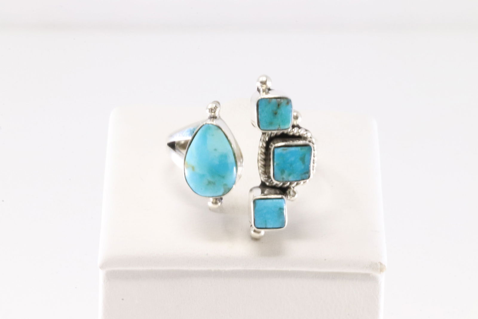 America Sterling Silver Turquoise Ring. (1 of 4)