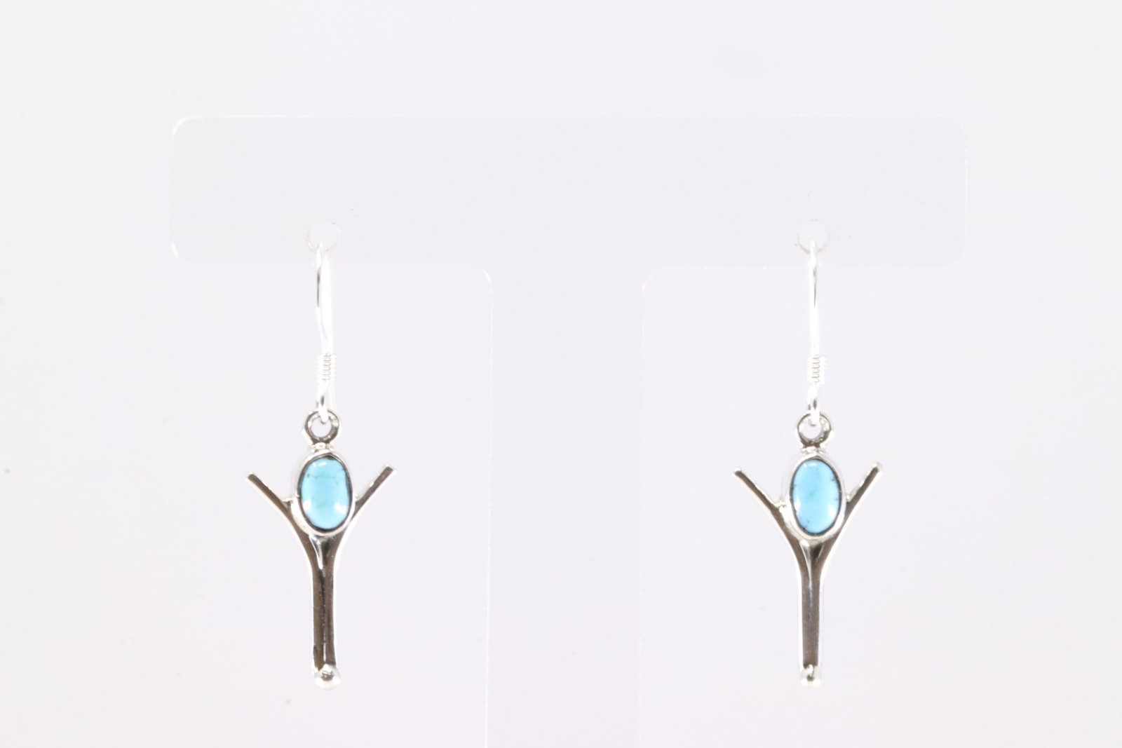 Native America navajo Sterling Silver Turquoise Dangling Earring's By Gary Shorty. From R.B Company.: This is a Native America navajo Sterling Silver Turquoise Dangling Earring's By Gary Shorty. From R.B Company.