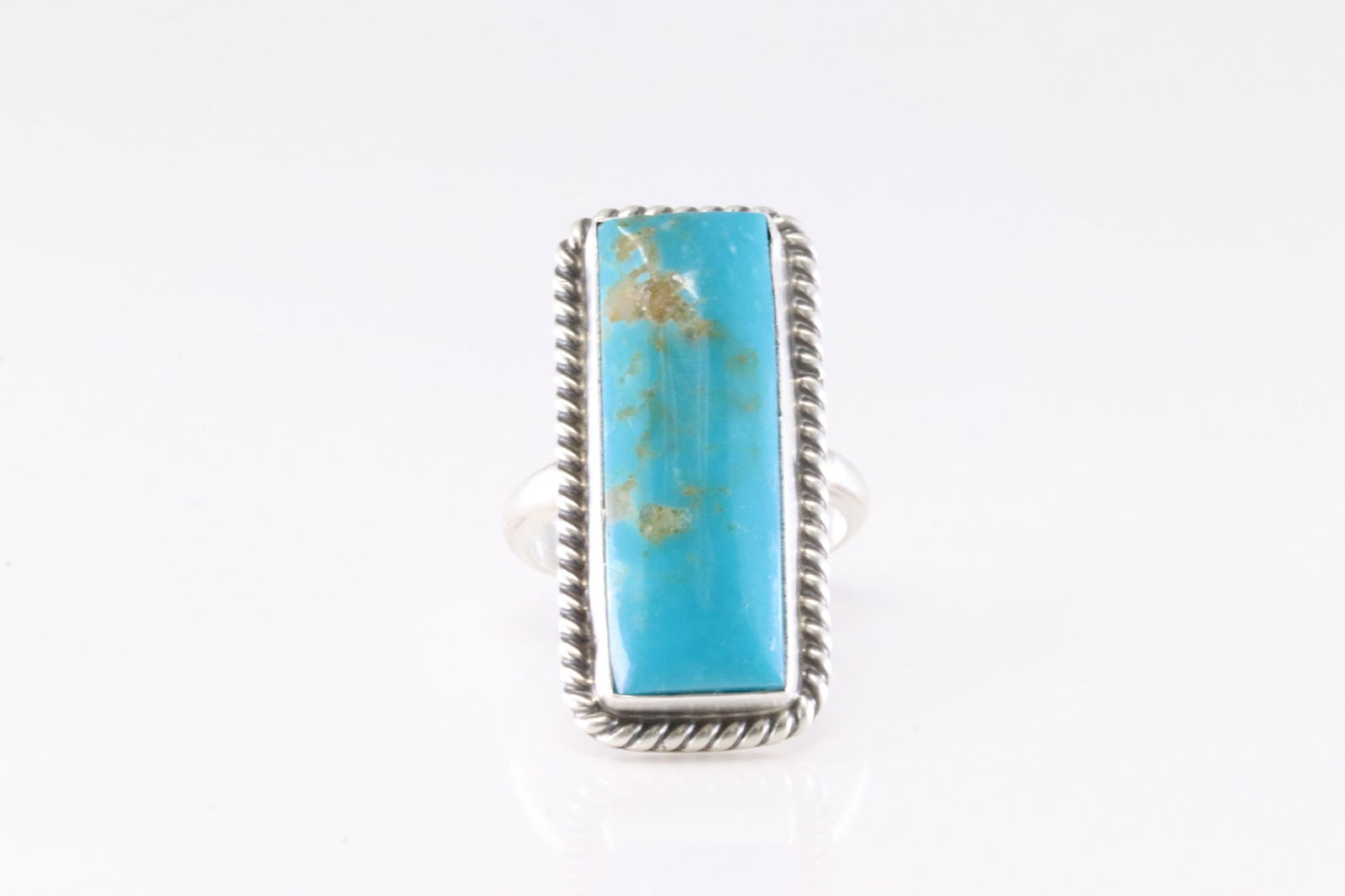 Native America Navajo Sterling Silver Turquoise Bracelet Cuff. (1 of 4)