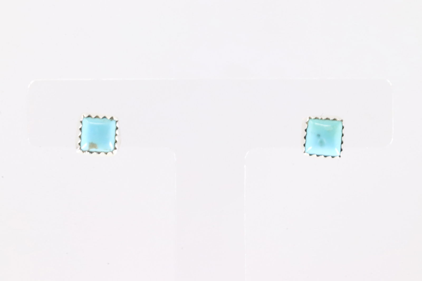 America Sterling Silver Turquoise Post Earring's. (1 of 3)