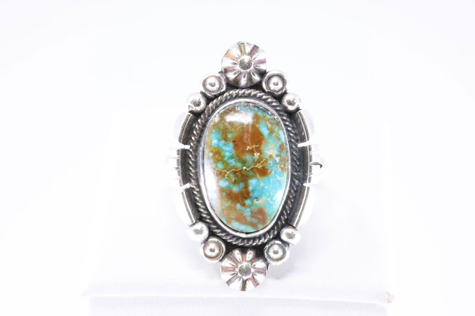 Native America Navajo Sterling Silver Turquoise Ring By Daniel Benally. (1 of 4)