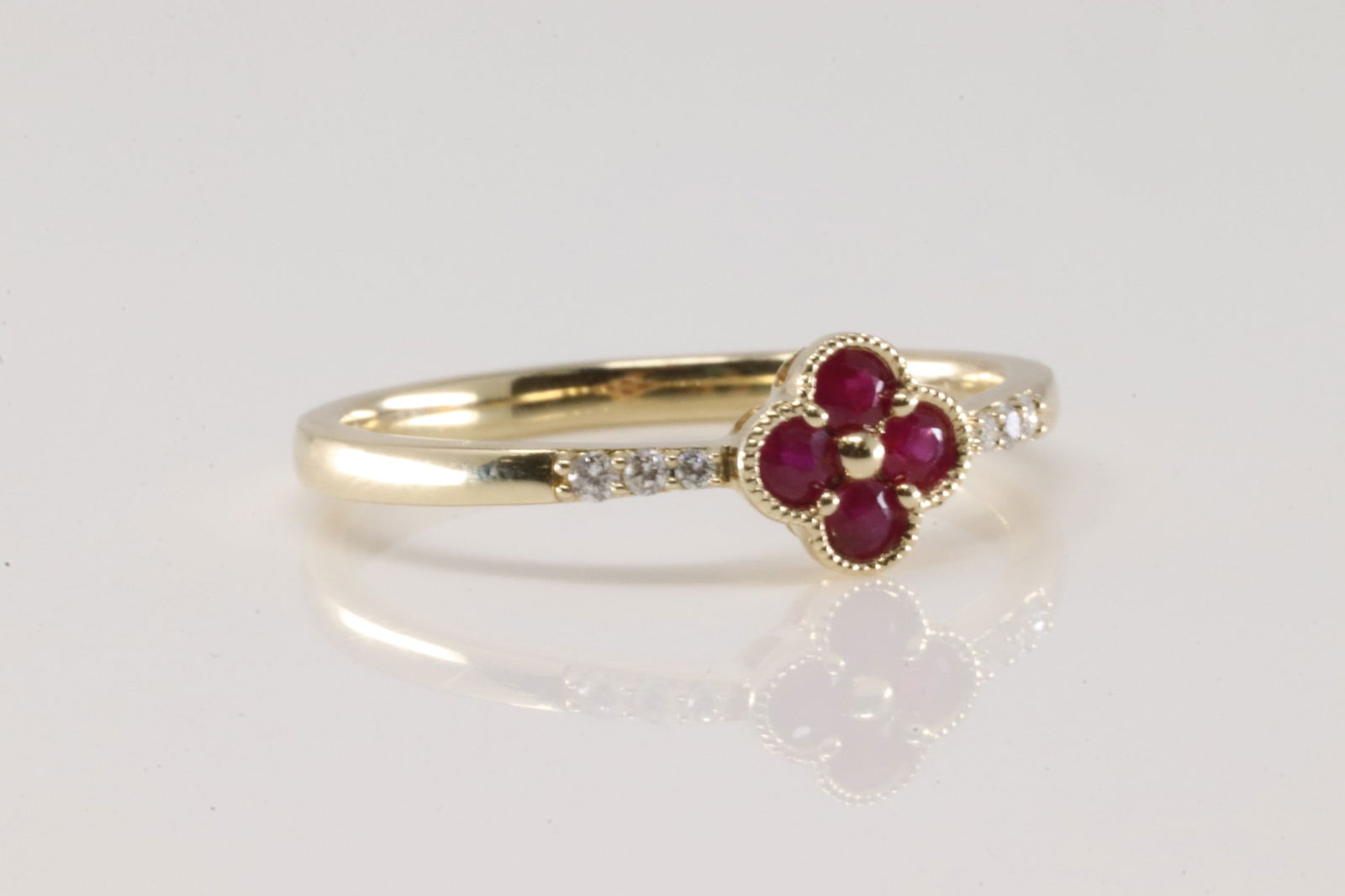 Ruby & Diamond Ring 14Kt. - 2
